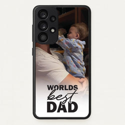 World's Best Dad Personalised  - Father's Day Phone Case for Galaxy A33