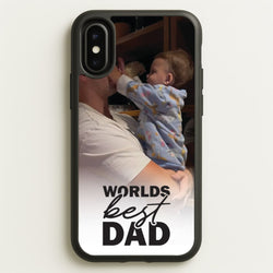 World's Best Dad Personalised  - Father's Day Phone Case for iPhone X / XS