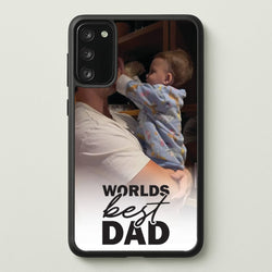 World's Best Dad Personalised  - Father's Day Phone Case for Galaxy S20