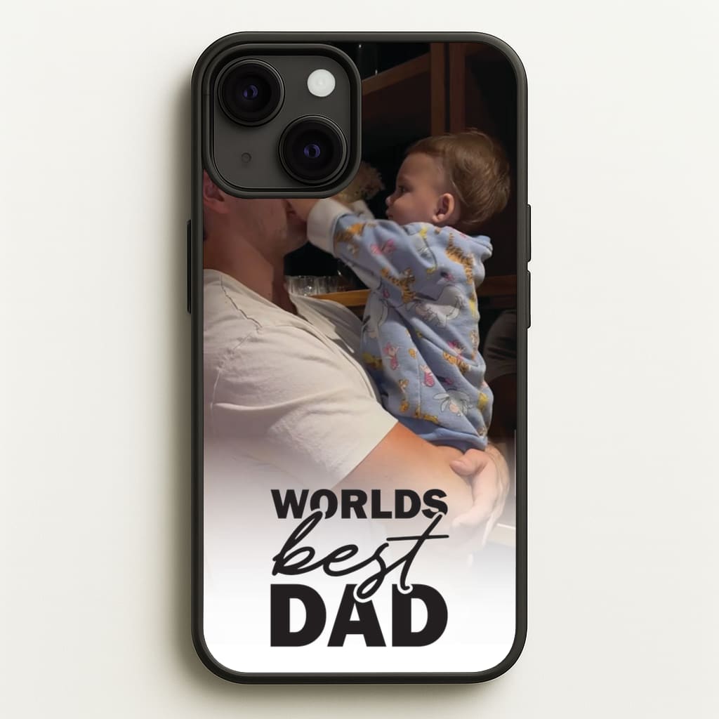 World's Best Dad Personalised  - Father's Day Phone Case for iPhone 13 Mini