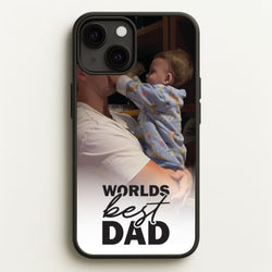 World's Best Dad Personalised  - Father's Day Phone Case for iPhone 13 Mini