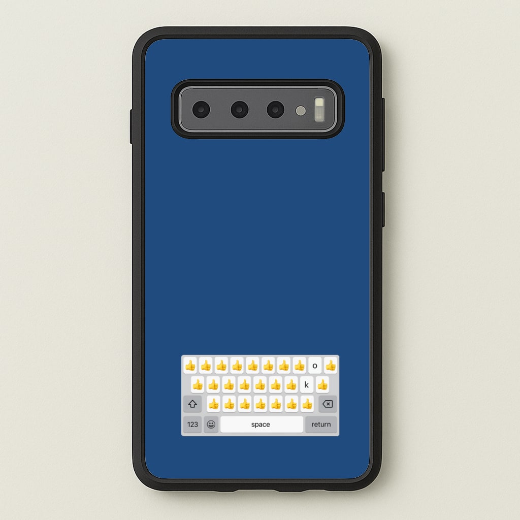 Dad's Keyboard - Father's Day  - Father's Day Phone Case for Galaxy S10 Plus