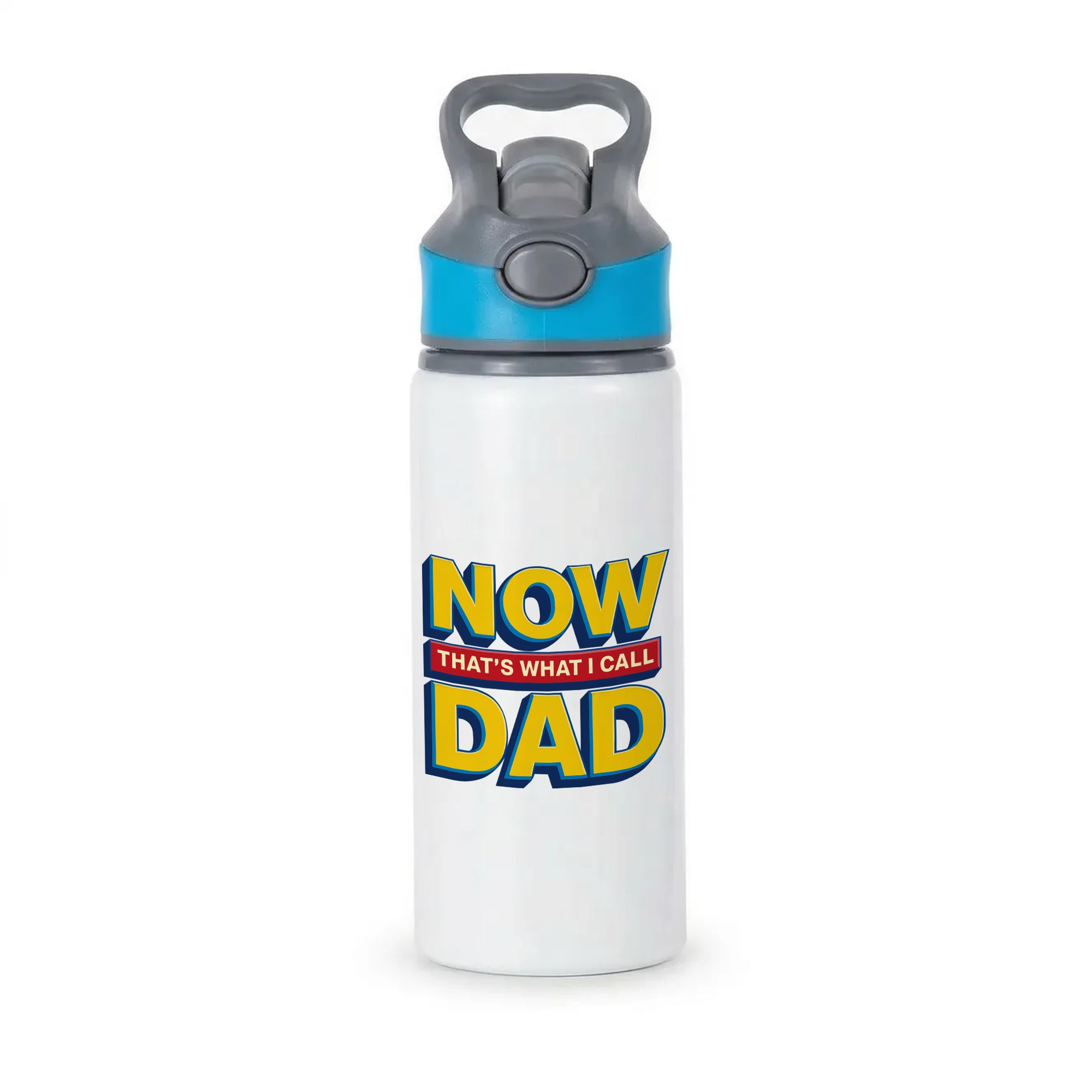 Now That's What I Call Dad - Father's Day Active Water Bottle - Blue
