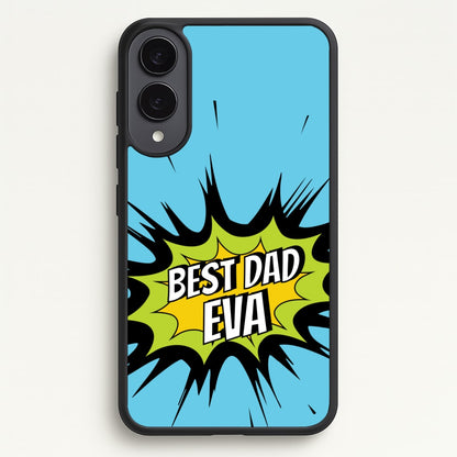 Comic Book Best Dad Eva  - Father's Day Phone Case for Galaxy S25 Edge