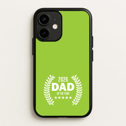 2026 Dad Rating  - Father's Day Phone Case for iPhone 12 Mini