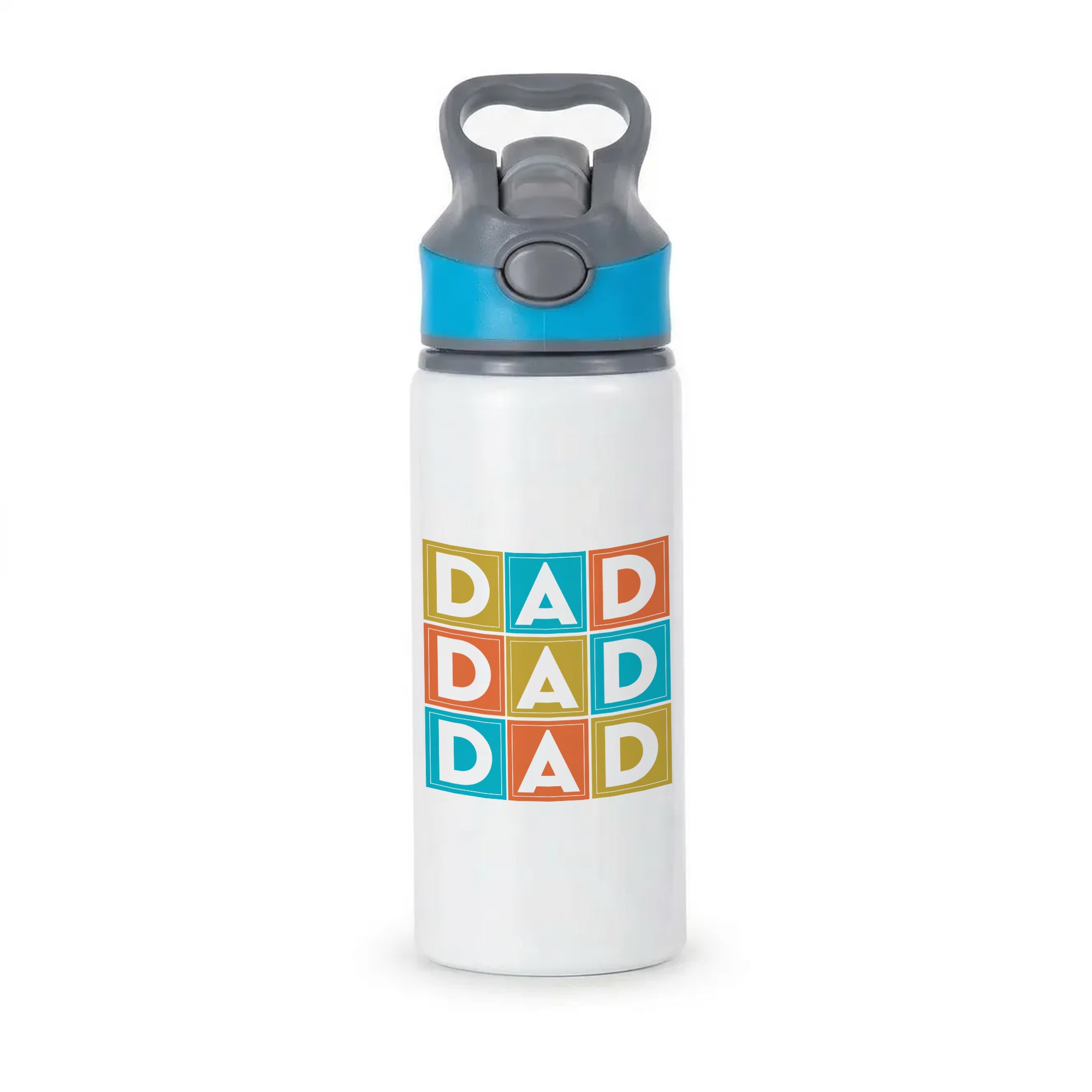 Dad Cubes Active Water Bottle - Blue