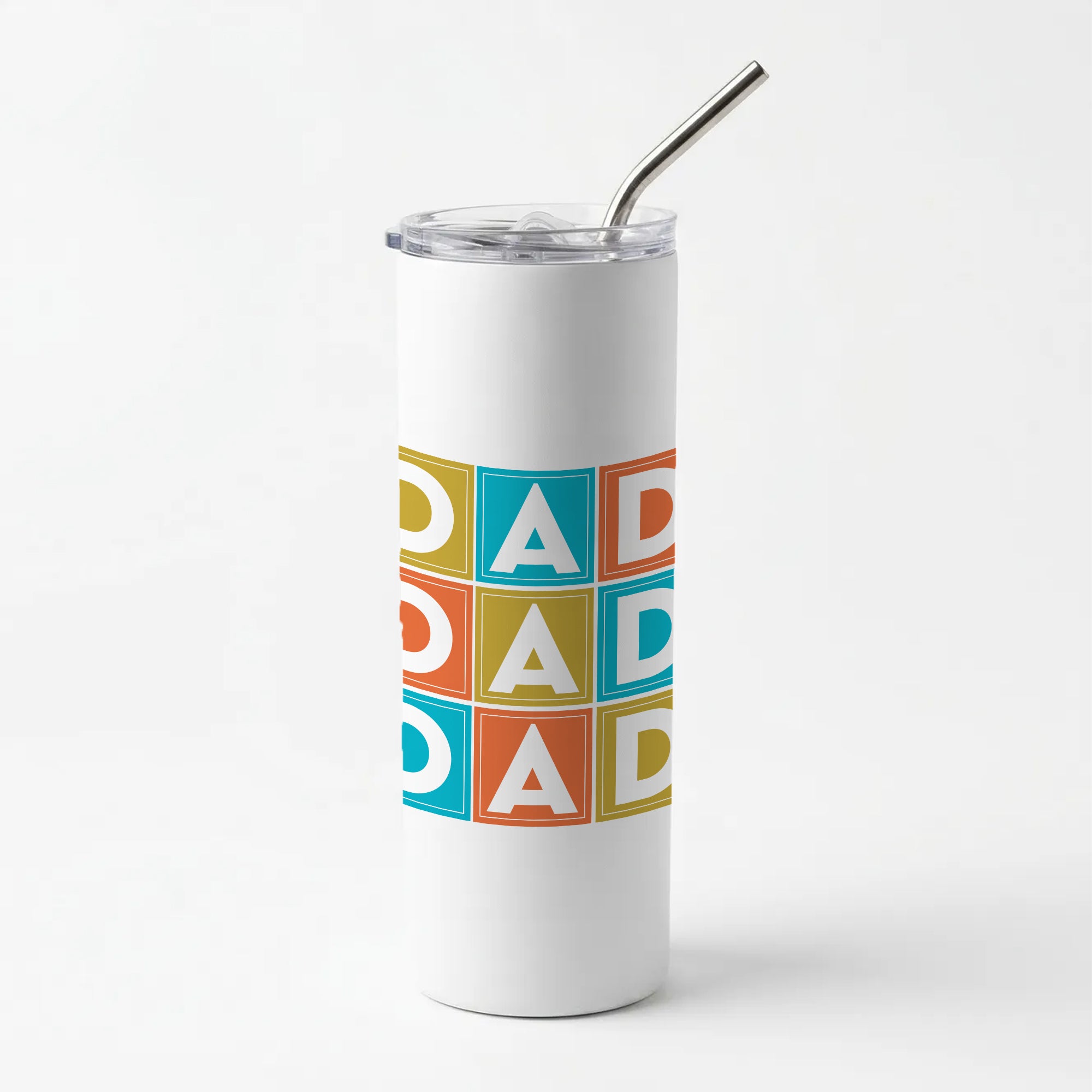Dad Cubes Skinny Tumbler