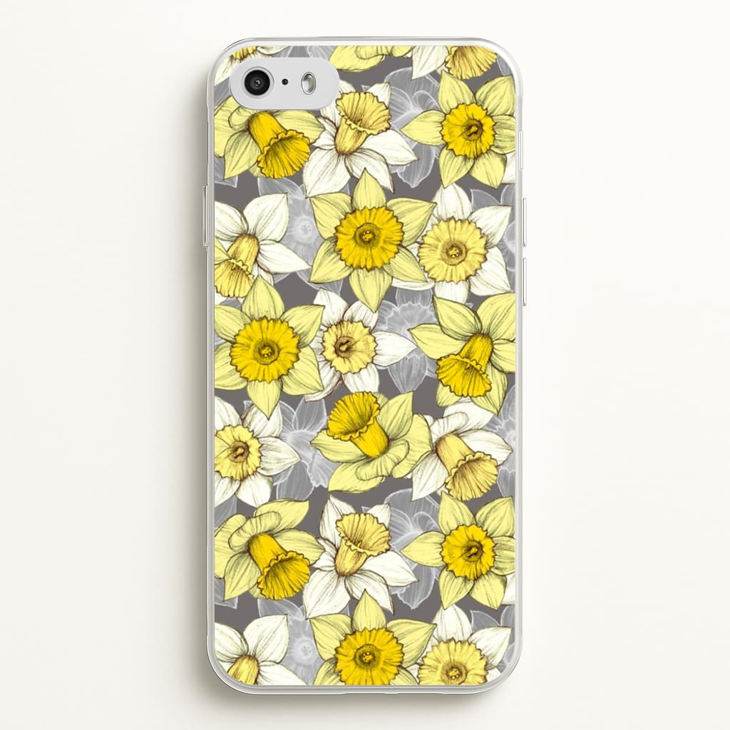 Daffodil Daze - Spring Pattern  - Floral Phone Case for iPhone 5 / 5s / SE 2016