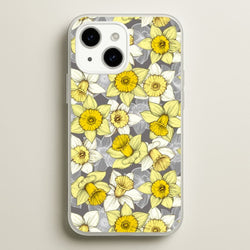 Daffodil Daze - Spring Pattern  - Floral Phone Case for iPhone 15 Plus