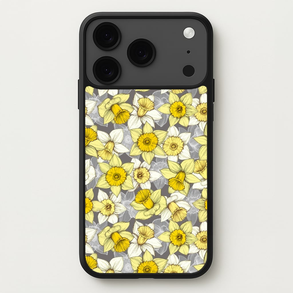 Daffodil Daze - Spring Pattern Phone Case for iPhone 17 Pro