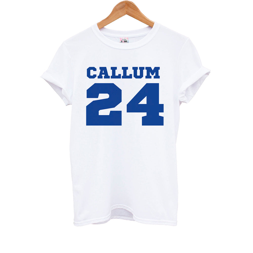Dark Blue - Personalised Football Kids T-Shirt