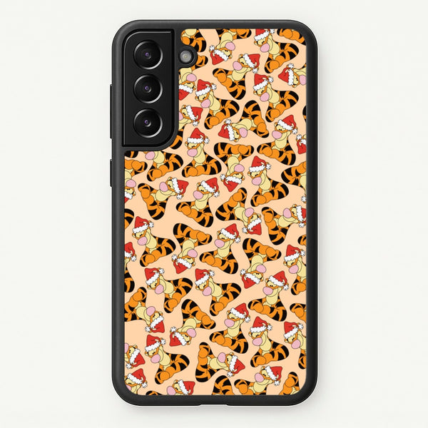 Tiger Pattern Christmas  - Disney Christmas Phone Case for Galaxy S22