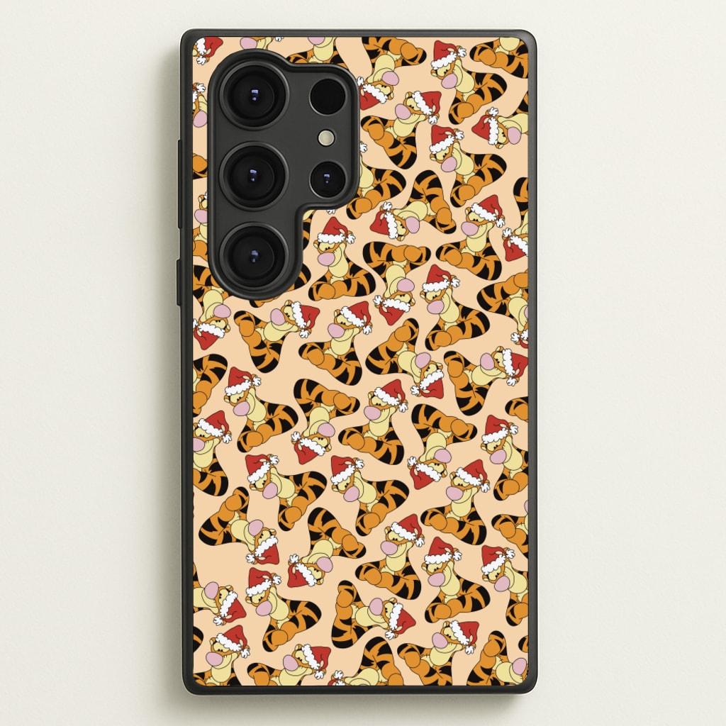 Tiger Pattern Christmas  - Disney Christmas Phone Case for Galaxy S25 Ultra
