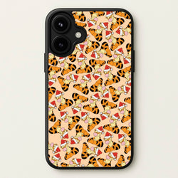 Tiger Pattern Christmas Phone Case for iPhone 17