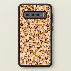 Tiger Pattern Christmas  - Disney Christmas Phone Case for Galaxy S10 Plus