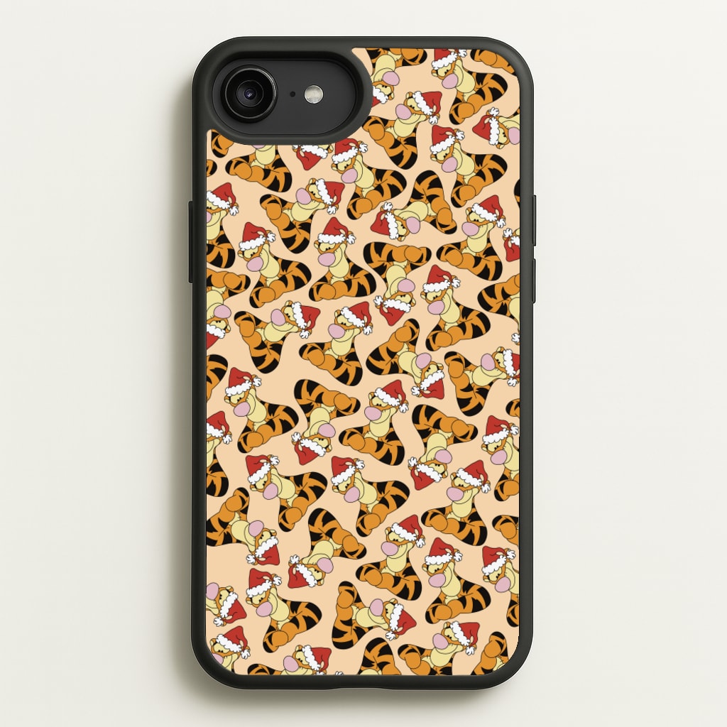 Tiger Pattern Christmas  - Disney Christmas Phone Case for iPhone 6 Plus / 7 Plus / 8 Plus