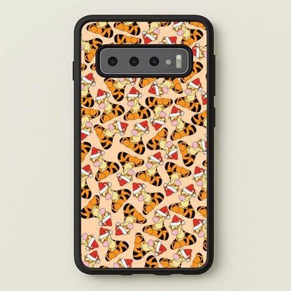 Tiger Pattern Christmas  - Disney Christmas Phone Case for Galaxy S10