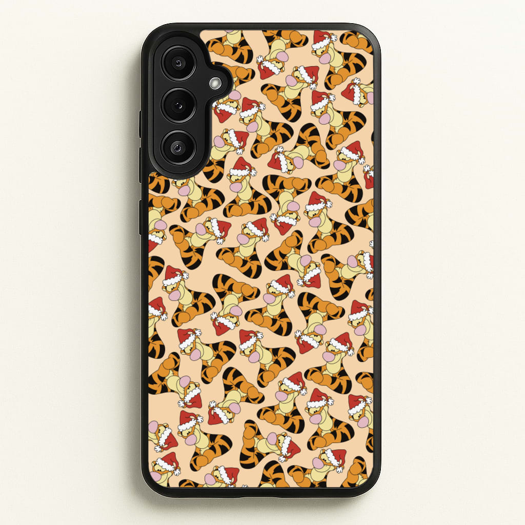 Tiger Pattern Christmas  - Disney Christmas Phone Case for Galaxy A34