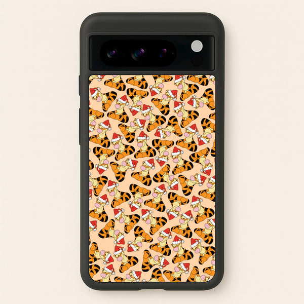 Tiger Pattern Christmas  - Disney Christmas Phone Case for Google Pixel 8 Pro