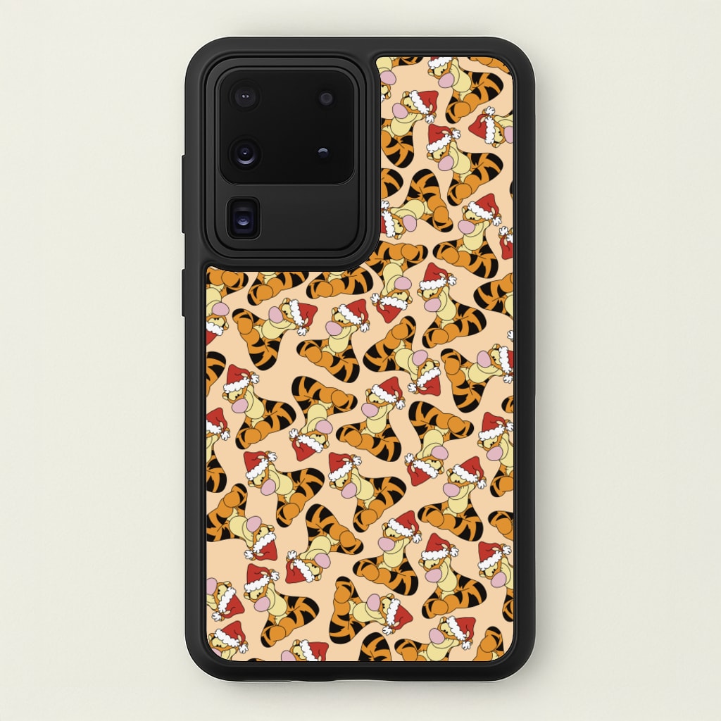 Tiger Pattern Christmas  - Disney Christmas Phone Case for Galaxy S20 Ultra