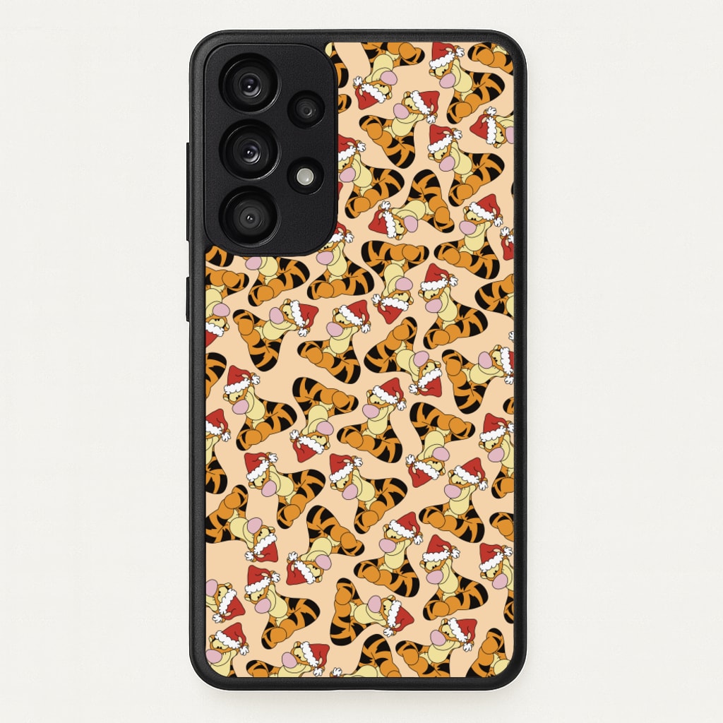 Tiger Pattern Christmas  - Disney Christmas Phone Case for Galaxy A33