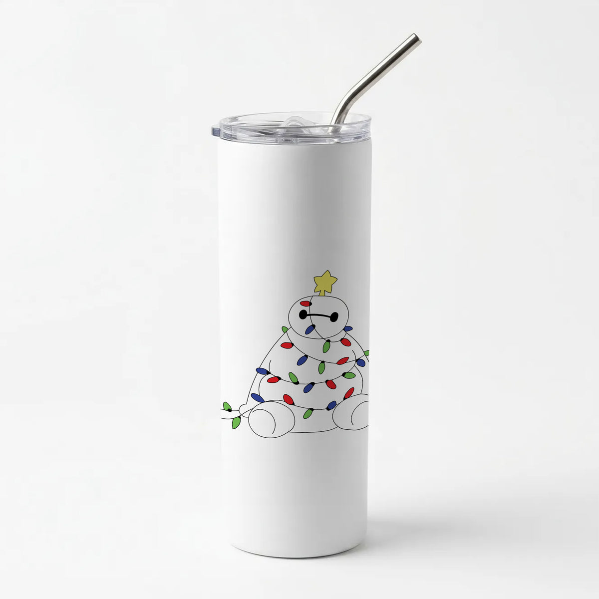 Baymax Christmas Skinny Tumbler