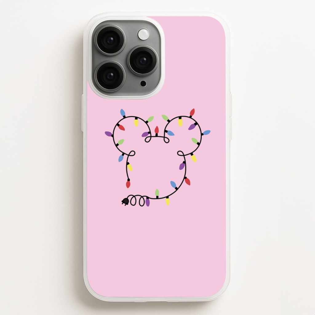 Mouse Christmas Lights Christmas Phone Case