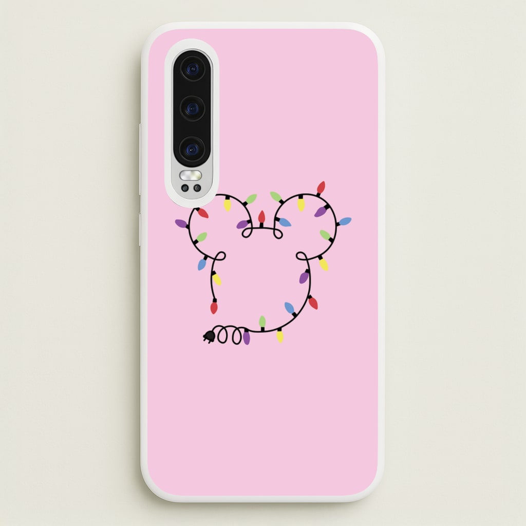 Mouse Christmas Lights Christmas  - Disney Christmas Phone Case for Huawei P30