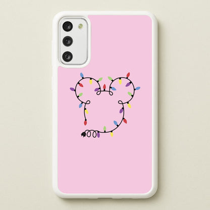 Mouse Christmas Lights Christmas  - Disney Christmas Phone Case for Galaxy S20