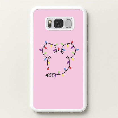 Mouse Christmas Lights Christmas  - Disney Christmas Phone Case for Galaxy S8 Plus
