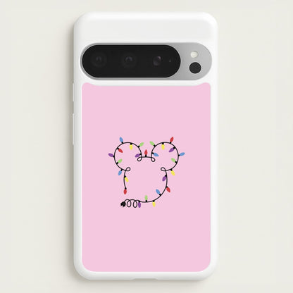Mouse Christmas Lights Christmas  - Disney Christmas Phone Case for Google Pixel 9 Pro XL