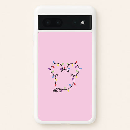 Mouse Christmas Lights Christmas  - Disney Christmas Phone Case for Google Pixel 7