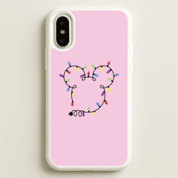 Mouse Christmas Lights Christmas  - Disney Christmas Phone Case for iPhone X / XS