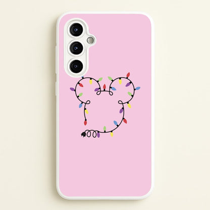 Mouse Christmas Lights Christmas  - Disney Christmas Phone Case for Galaxy A54