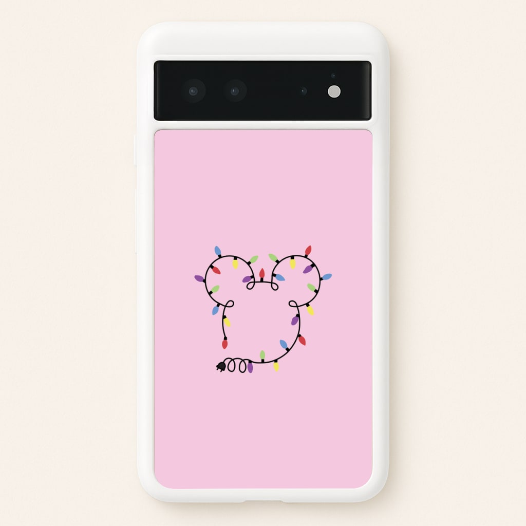 Mouse Christmas Lights Christmas  - Disney Christmas Phone Case for Google Pixel 6