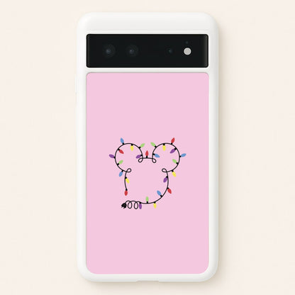 Mouse Christmas Lights Christmas  - Disney Christmas Phone Case for Google Pixel 6