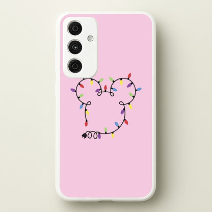 Mouse Christmas Lights Christmas  - Disney Christmas Phone Case for Galaxy A55