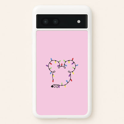 Mouse Christmas Lights Christmas  - Disney Christmas Phone Case for Google Pixel 7a