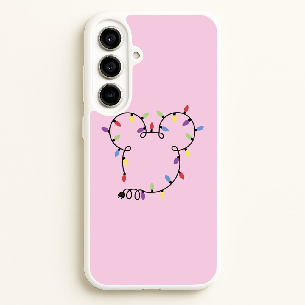 Mouse Christmas Lights Christmas  - Disney Christmas Phone Case for Galaxy A56