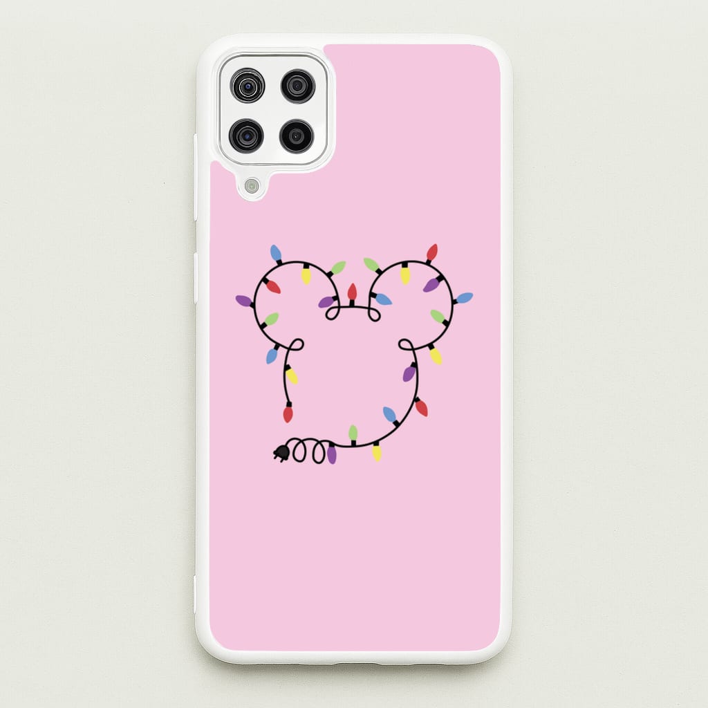 Mouse Christmas Lights Christmas  - Disney Christmas Phone Case for Galaxy A12