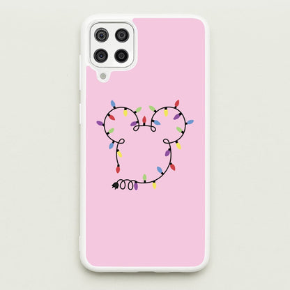Mouse Christmas Lights Christmas  - Disney Christmas Phone Case for Galaxy A12