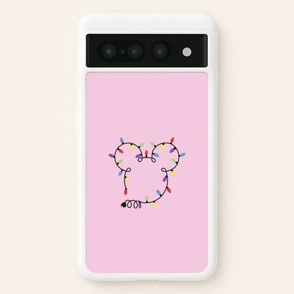 Mouse Christmas Lights Christmas  - Disney Christmas Phone Case for Google Pixel 7 Pro