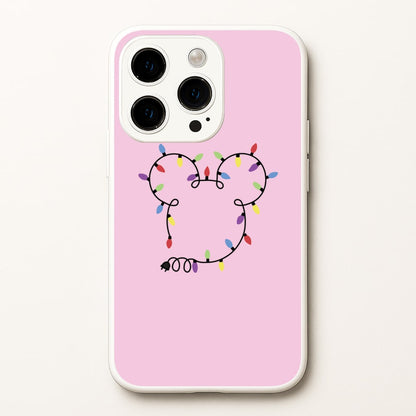Mouse Christmas Lights Christmas  - Disney Christmas Phone Case for iPhone 14 Pro Max