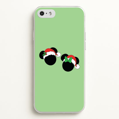 Festive Mice Christmas  - Disney Christmas Phone Case for iPhone 5 / 5s / SE 2016