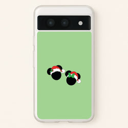 Festive Mice Christmas  - Disney Christmas Phone Case for Google Pixel 8a