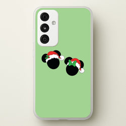 Festive Mice Christmas  - Disney Christmas Phone Case for Galaxy A55