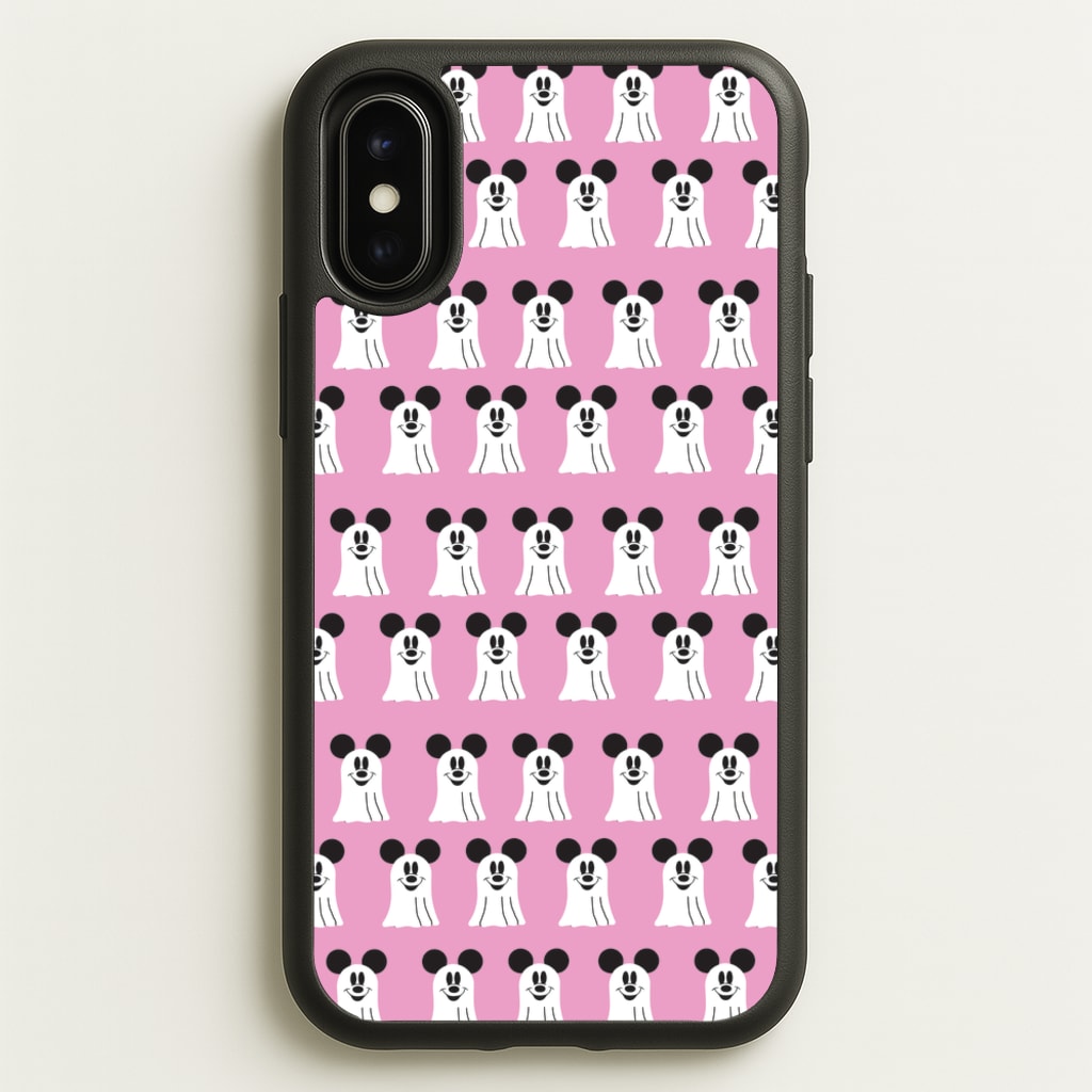 Mouse Ghost Pattern Halloween  - Disney Halloween Phone Case for iPhone X / XS