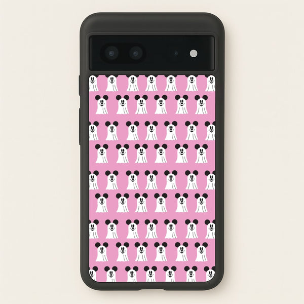 Mouse Ghost Pattern Halloween  - Disney Halloween Phone Case for Google Pixel 7