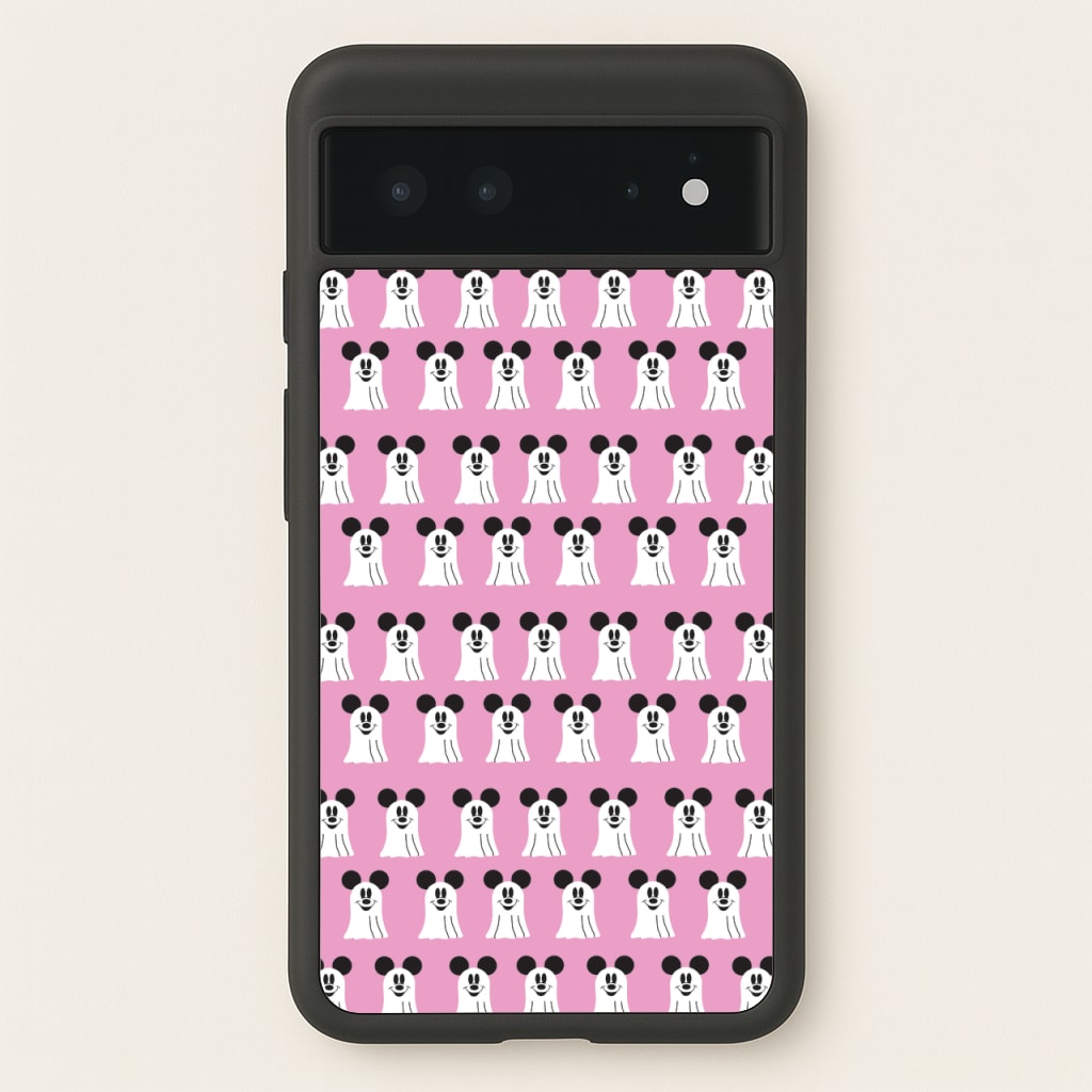 Mouse Ghost Pattern Halloween  - Disney Halloween Phone Case for Google Pixel 6
