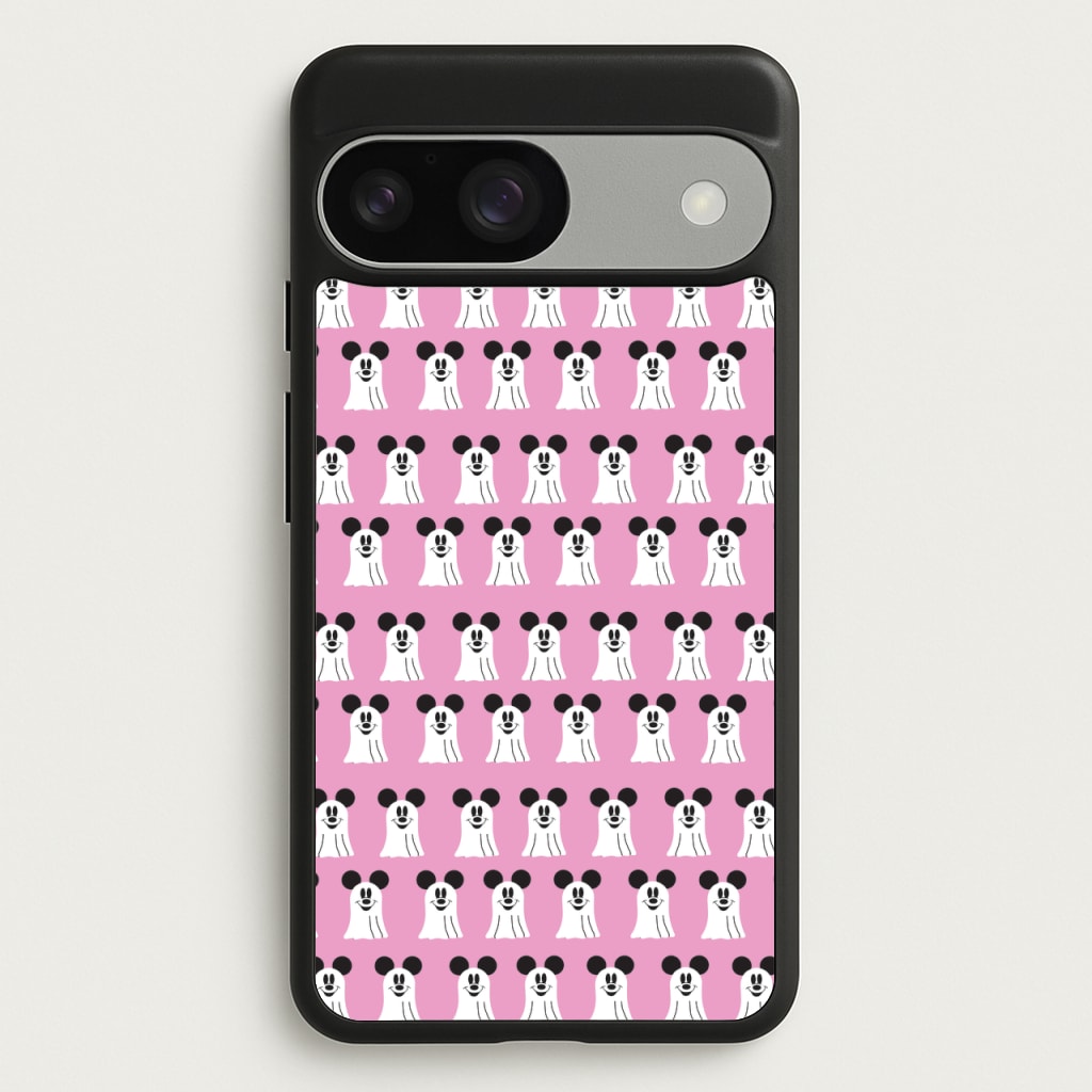 Mouse Ghost Pattern Halloween  - Disney Halloween Phone Case for Google Pixel 9 / 9 Pro